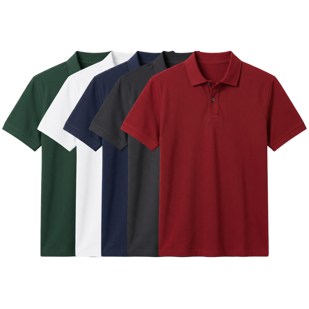 KIT POLO SHIRTS  [ PAY 2 GET 5 ]